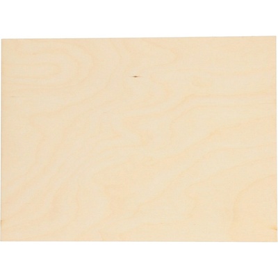 ČistéDřevo Topolová překližka (AB/BB) - 3 x 300 x 200 mm