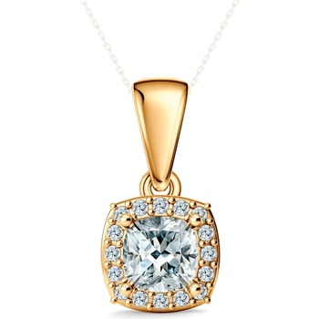 SAVICKI Висулка This is Love: злато, диаманти с шлифовка " възглавница