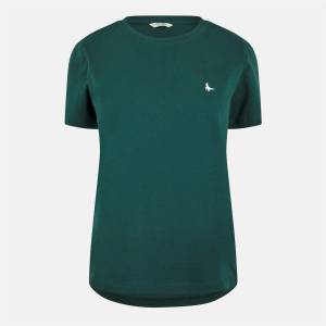 Jack Wills Тениска Jack Wills Endmoor Boyfriend T-Shirt - Dark Green