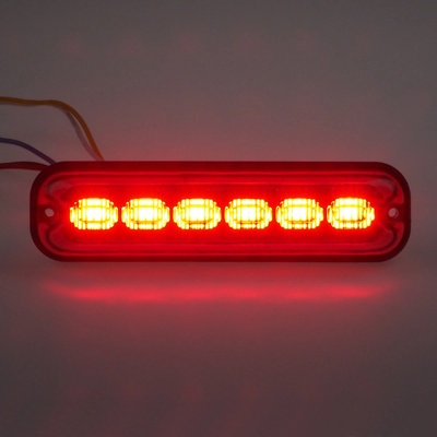 PREDATOR 6x4W LED, 12-24V, červený, ECE R10 | Zboží Auto