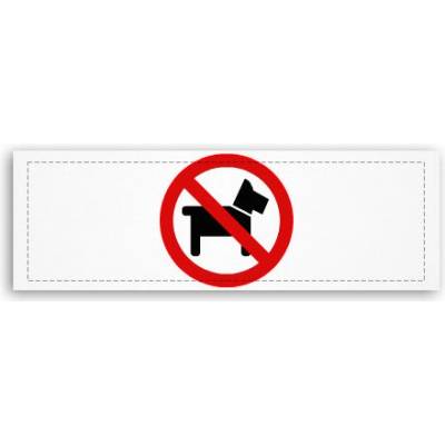 Fotoobraz 150x55 cm panorama NO DOGS