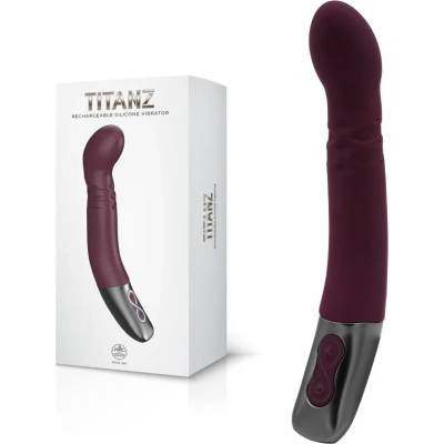 G-SPOT вибратор с въртяща се глава, 20, 3см. - Titanz Vibrator Rubine (NMC0002474)