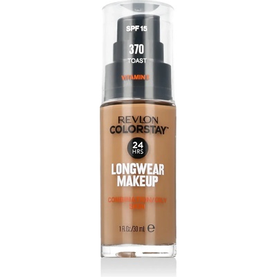 Revlon Colorstay Combination Oily Skin SPF15 Фон дьо тен за жени 30 ml нюанс 370 Toast Hale