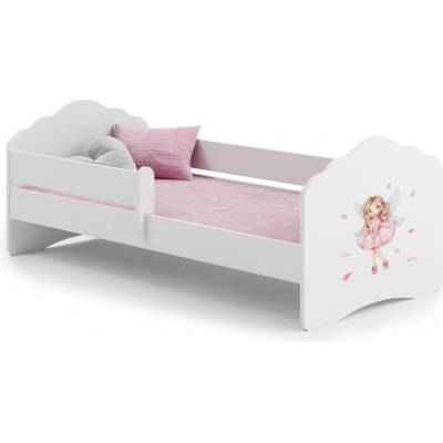 ADRK Furniture Casimo Girl With Wing E417 s matrací a zábranou