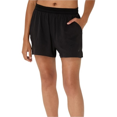 ASICS Дамски шорти за бягане Asics Women's Fujitrail Elite Short Running shorts - Performance Black (112-3409-0114)