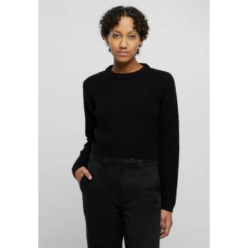 Urban Classics Дамски пуловер в черно Urbam Classics Short WaffleUB-TB6076-00007 - Черен, размер 5XL