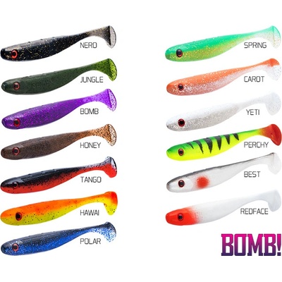 Delphin Umělá nástraha BOMB! Rippa / 5ks Varianta: 8cm/NERO
