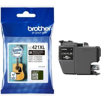 Brother 500-page high capacity Black ink cartridge for DCP-J (LC421XLBK)