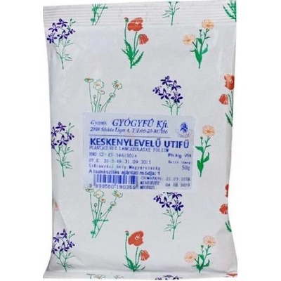 Gyógyfű čaj Jitrocel kopinatý list 50 g