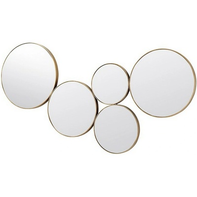 Zrcadla Broste KUNST SET/5 ks mosaz