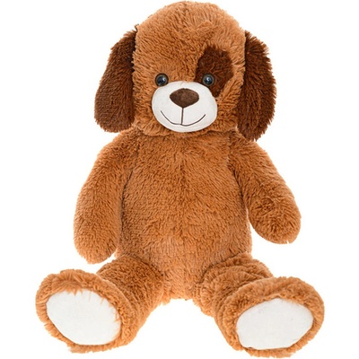 Mikro trading Plush Friends Pes tmavě hnědá 80 cm