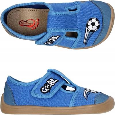 3F papuče Barefoot 3BE3/15 modrý míč