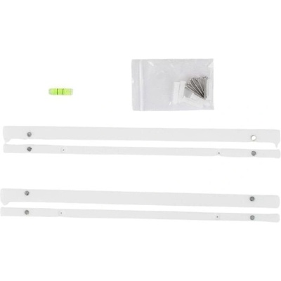 Muziker Acrylic Vinyl record albums storage rack white Стенна стойка за LP записи White (MUZR65GWHITE)