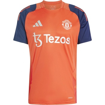 Image 1 of adidas Manchester United Training Shirt 2024 2025 Adults - Red