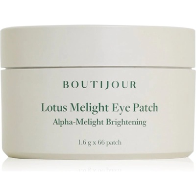 BOUTIJOUR Lotus Melight Eye Patch хидрогелова маска за зоната около очите против бръчки и тъмни кръгове 33 чифт