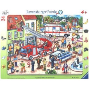 Ravensburger 110, 112 - Eilt herbei! 24 Teile Rahmenpuzzle