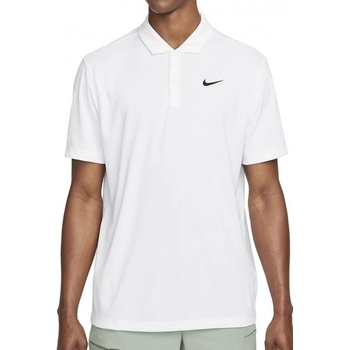 Nike Мъжка тениска с якичка Nike Men's Court Dri-Fit Solid Polo - Бял