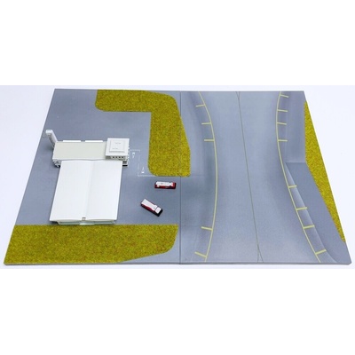JC Wings Airport Fire Station Set 1:400