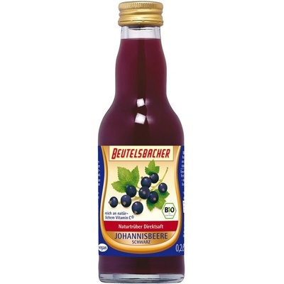 Beutelsbacher BIO 100% šťáva černý rybíz Beutelsbacher 200 ml