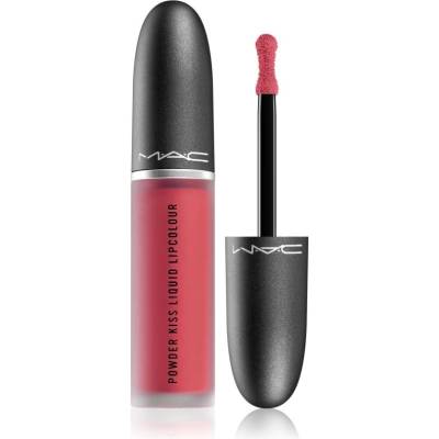 MAC Cosmetics rtěnka Powder Kiss Liquid Lipcolour A Little Tamed 5 ml