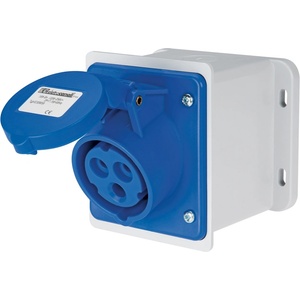 Elettrocanali Ec690 КОНТАКТ oТКРИТ mОНТАЖ 16А ip44 1p+n+e 220-240v (ec690501d)