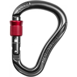 Ocun HMS карабинер Ocun Eagle HMS Screw HMS carabiner - Anthracite / Red - размер One Size (323-0261-0111)