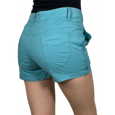 M.Elysee dámské plátěné kraťasy Elysse tyrkysová