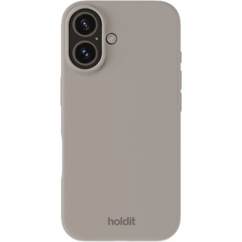 Holdit Калъф Holdit - Silicone, iPhone 16, Taupe (7330985165047)