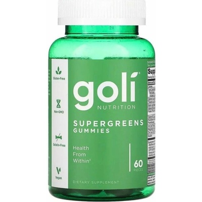 Goli Nutrition Supergreens Gummies 60 gumových bonbónů