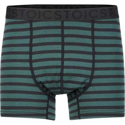Stoic Мъжко мериносово термобельо Stoic Merino150 AlsenSt. Boxer Merino base layer - Black / Dark Ocean Green / Striped - размер XL (015-1638-2114)