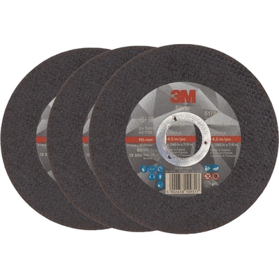 3M Silver Řezný kotouč T41 115 x 1 mm 51785 7100139227 3 ks