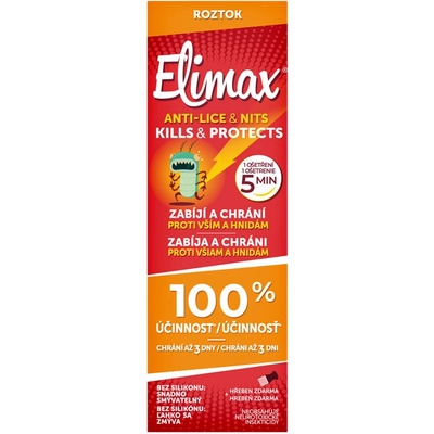 Elimax Účinný roztok 100 ml + kovový hřeben – Hledejceny.cz