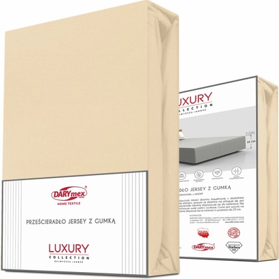 Darymex jersey prestieradlo béžové 90X200x30