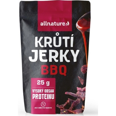 Allnature Morčacie jerky BBQ sušené mäso 25 g
