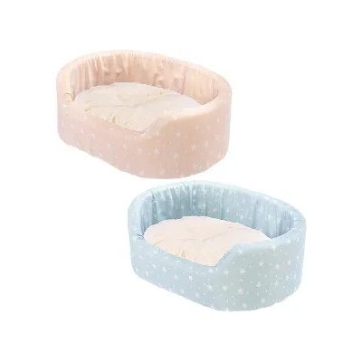 Ferplast Dandy Mini - Меко легло с дюшече от памучен плат за кучета и котки, 34 / 28 / 12.5 см