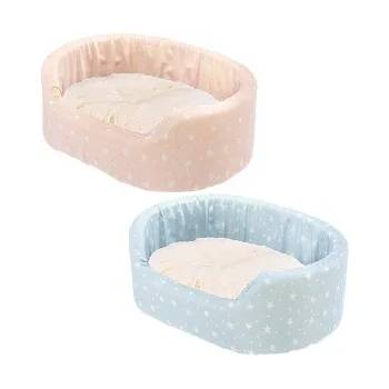 Ferplast Dandy Mini - Меко легло с дюшече от памучен плат за кучета и котки, 34 / 28 / 12.5 см