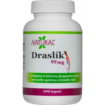 Natural Draslík 99 mg 100 kapsúl