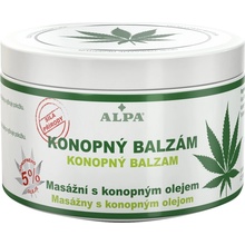 Alpa konopný balzam masážny s mentolom 250 ml