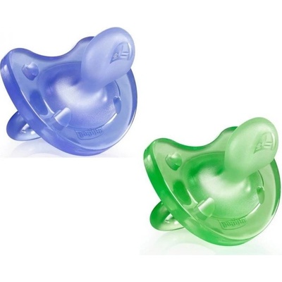 Chicco Physio Soft mix celo silikon ortodontický 00002712310000 fialová zelená