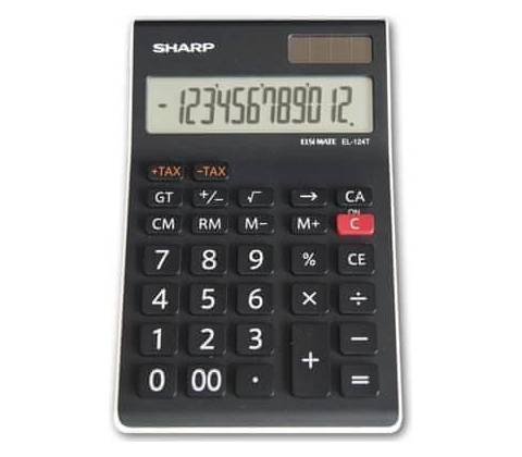 Sharp Kalkulačka EL 124TWH