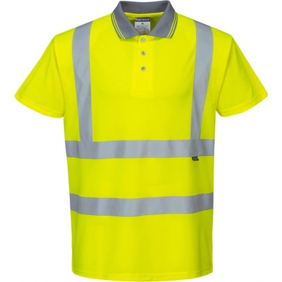 Portwest S477 Hi-Vis Reflexná polokošela žltá 6XL