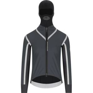 Q36.5 Мъжко ветрозащитно яке за колоездене Q36.5 Vampire Jacket Hooded Cycling jacket - Storm Grey - размер XL (051-1514-0114)