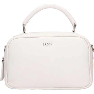 Lagen dámská kožená crossbody kabelka BLC-22/2068 WHITE