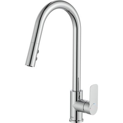 Смесител за кухненска мивка a5a816ec00, хром, с въртящ, изваждащ се чучур с 2 функции (a5a816ec00)