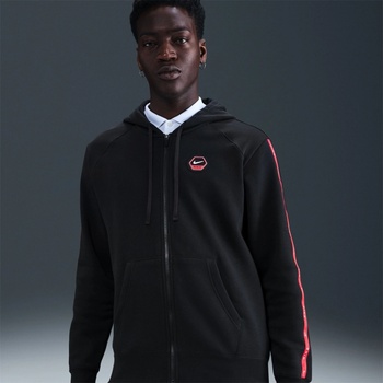 Nike Мъжки суичър Nike City Hoodie Mens - Black/Red