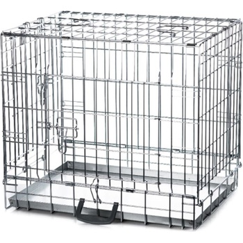 INTER-ZOO Pet Products Клетка за куче DOG 2 ZINC - 61, 5 x 44, 5 x 54 см