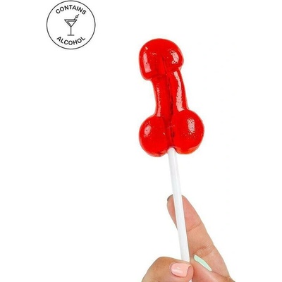 Secret Play Penis Lollipop with Alcohol Strawberry Daiquiri