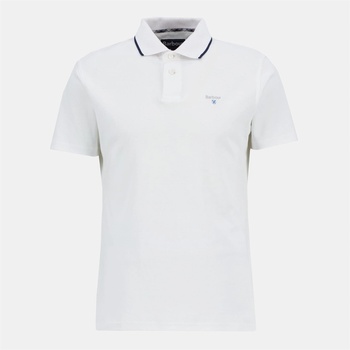 Barbour Блуза с яка Barbour Hackney Tailored Short-Sleeved Polo Shirt - White WH11