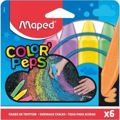 Maped Křídy na chodník 6 barvy – Hledejceny.cz