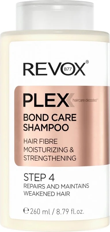 Revox Cosmetics REVOX B77 Plex Bond Care Shampoo Step 4 Шампоан за коса дамски 260ml